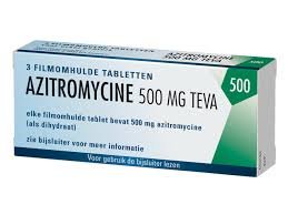 Azitromycine 500MG – 3 tabs (tegen SOA)