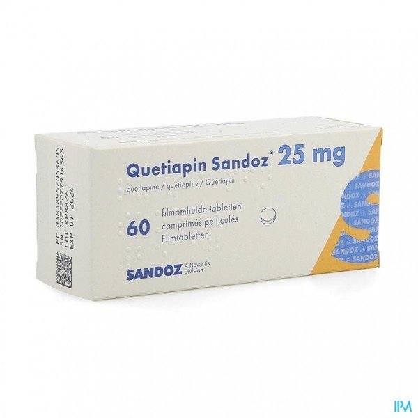 Quetiapin Sandoz 25 Mg Kopen